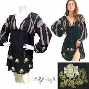 FREE PEOPLE Wild Horses Eyelet Dress